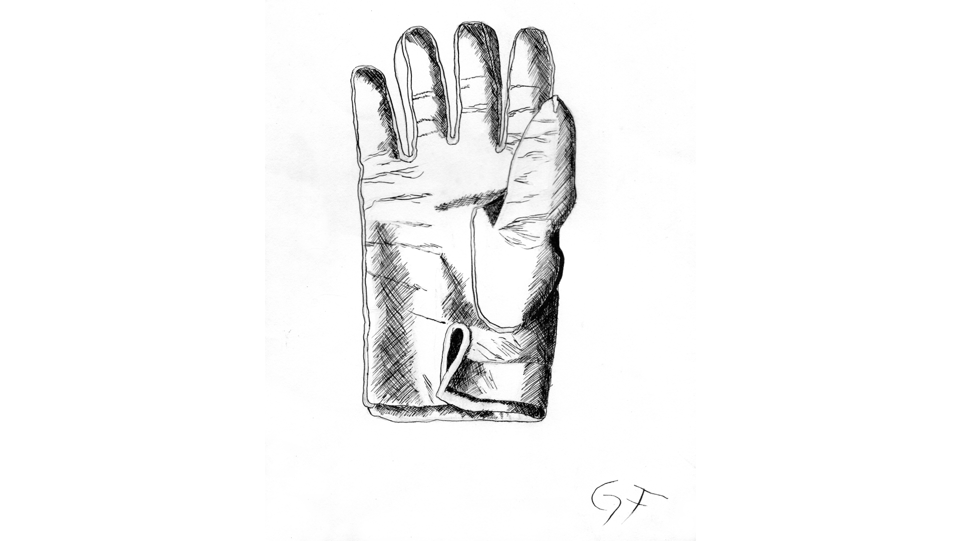 Lederhandschuh